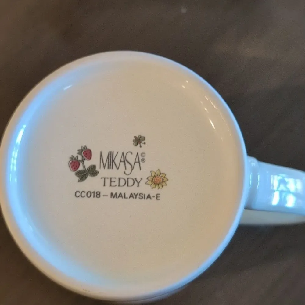Mikassa Teddy Child's Plate and Cup Set Discontinued
